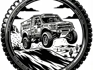 Dakar Truck Wallart 2