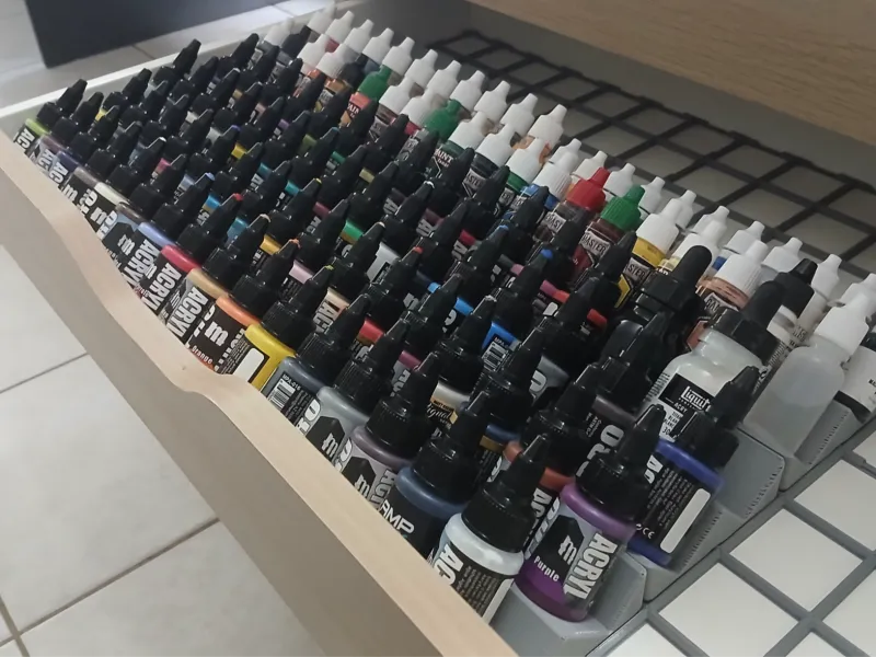 Gridfinity Universal Hobby Paint Holder.