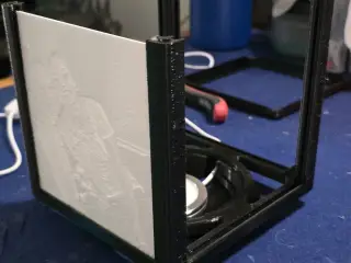 Litophane lamp with your own photos