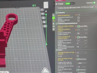 Soporte para rollo y sensor de filamento Ender 3 V3 Plus