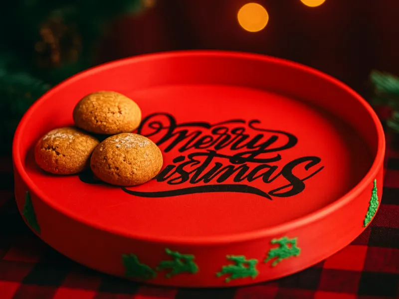 Merry Christomas serving tray