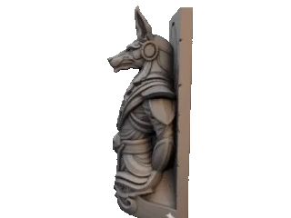 Egyptian Jackal Wall Decoration