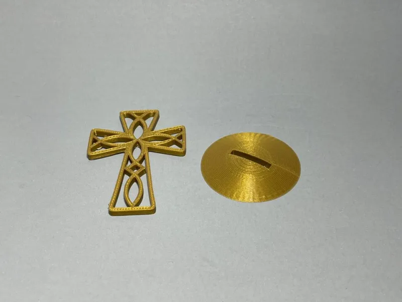 Lembrancinha Cruz com Base – Encaixável – Decoração Religiosa