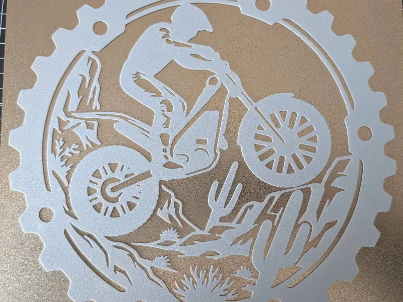 Wallart Moto Trial 10 single color