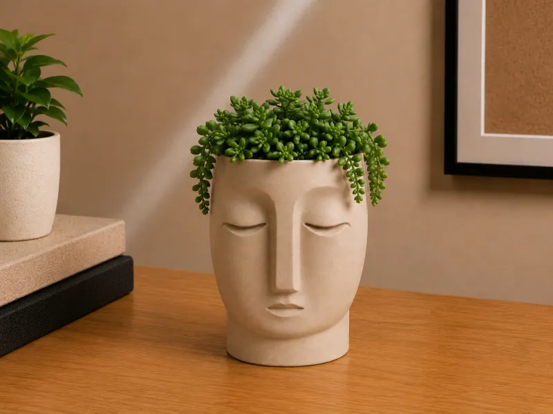 Totem Face Planter Pot