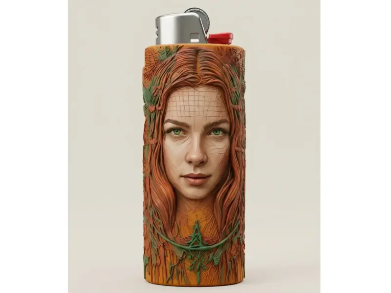 Étui pour briquet BIC J6 "pour Nadin"