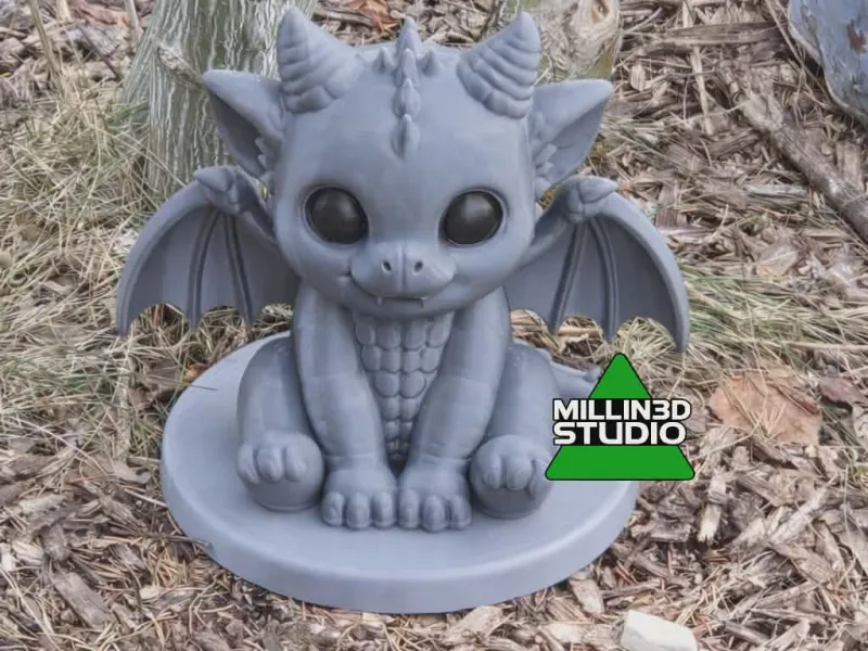 Cute Chibi Baby Gargoyle Lawn Art Statue