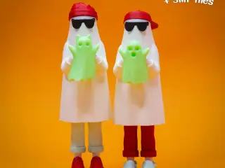 Little Ghost and his tiny ghosts and a set of snacks (#80)