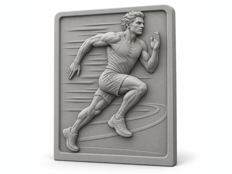 Sprinter Relief Plaque