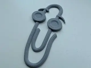Funny book mark snap hook