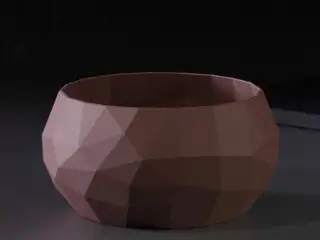 Low-poly planter