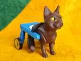 Cat with Wheelchair-0