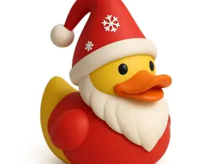 Santa duck 2