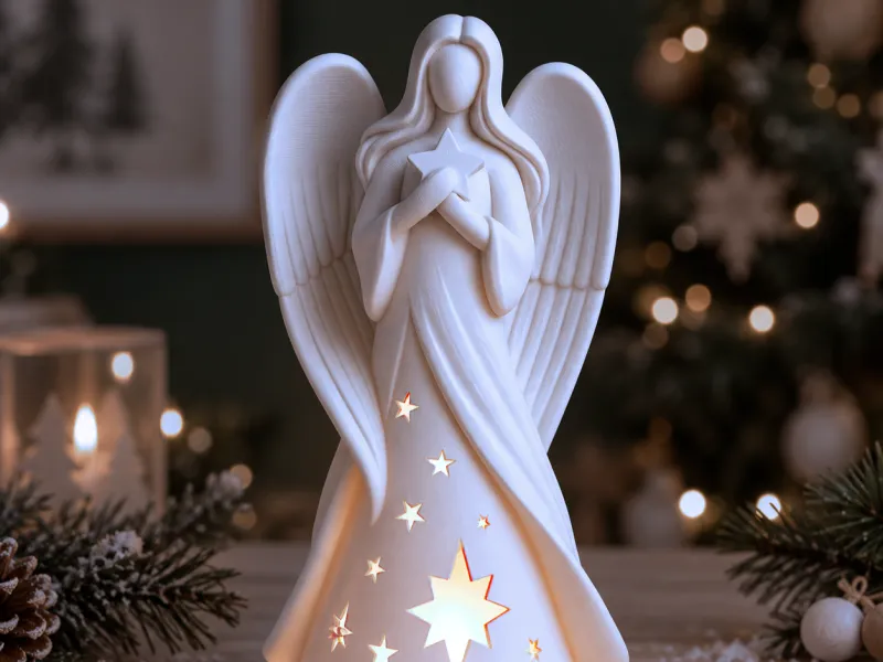 Melek Mumluğu | Noel Koruyucu Melek Figürü