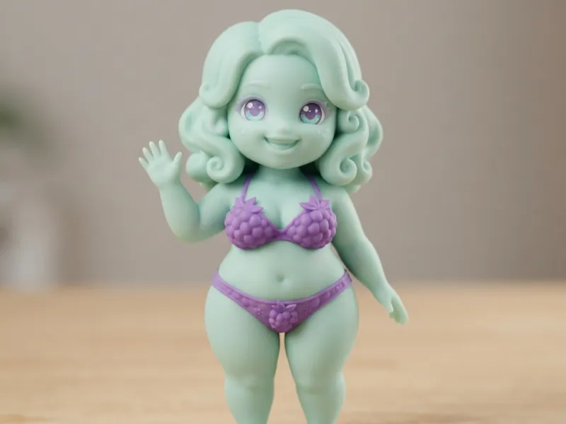 Bikini cu fructe de pădure — Mărime mare