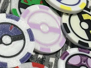 Pokémon Poker Chips