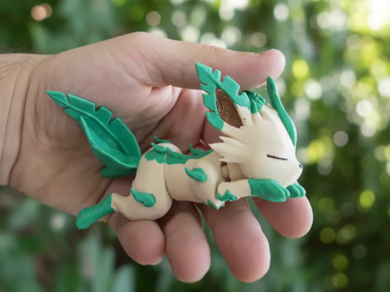 Leafeon Articulated Flexi Toy