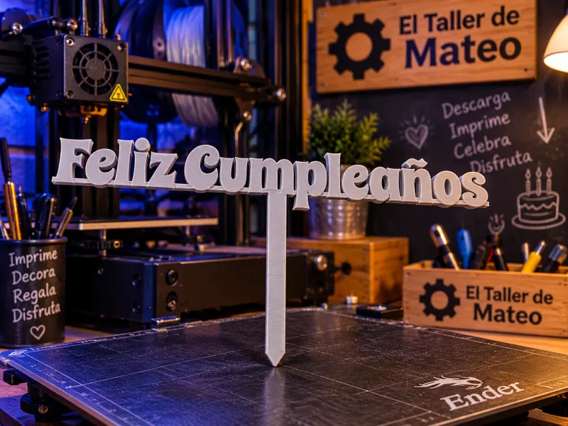 Toppers feliz cumpleaños