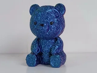 Teddy Bear Filigree Scrollwork