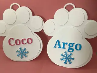 Custom Dog Print Ornament