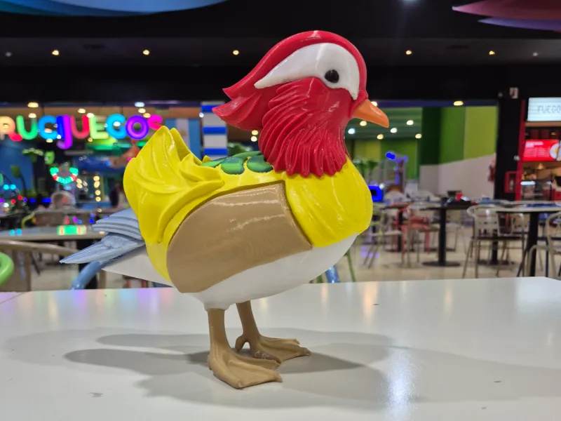 Pato Mandarin 20 cm MultiParte