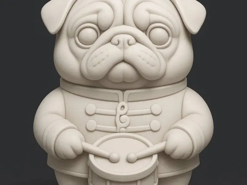 Drummer Pug