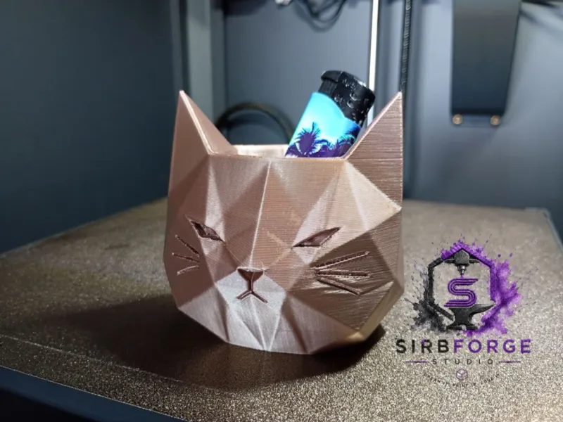 🐱 Portaccendino a forma di gatto carino
