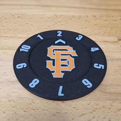 San Francisco Giants Drink Count Coaster Single+Multi Color