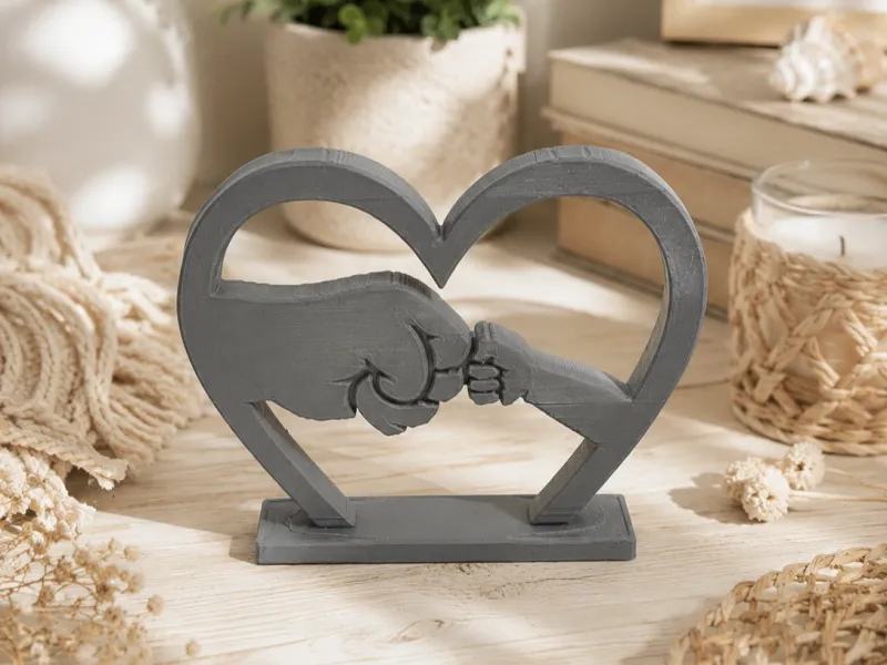 Heart of Connection-Symbolic Parent and child
