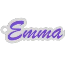 Llavero nombre emma-0