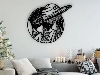 Wallart Nature Space Saturn