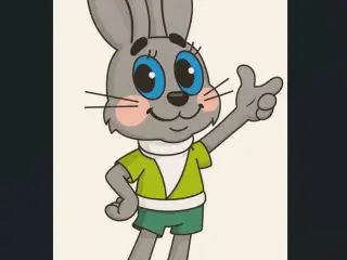 Hare( Zayats) from "Nu, pogodi!"