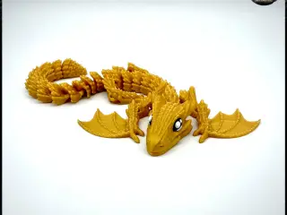 Glorious Wyvern - Articulated - Print in Place - magnetic