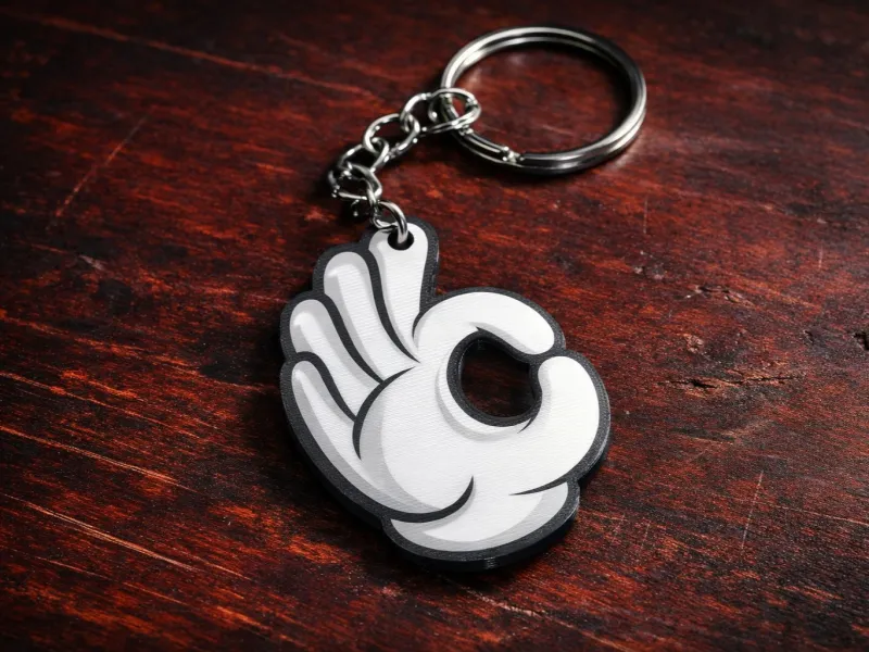 Keychain dedo _ arriba _ 2