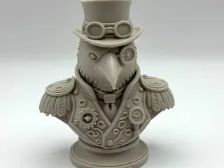 Raven Steampunk Bust