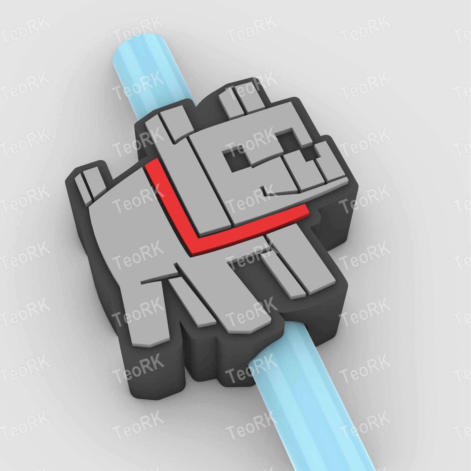 Straw Topper MINECRAFT DOG