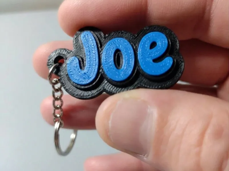 Llavero con nombre Joe
