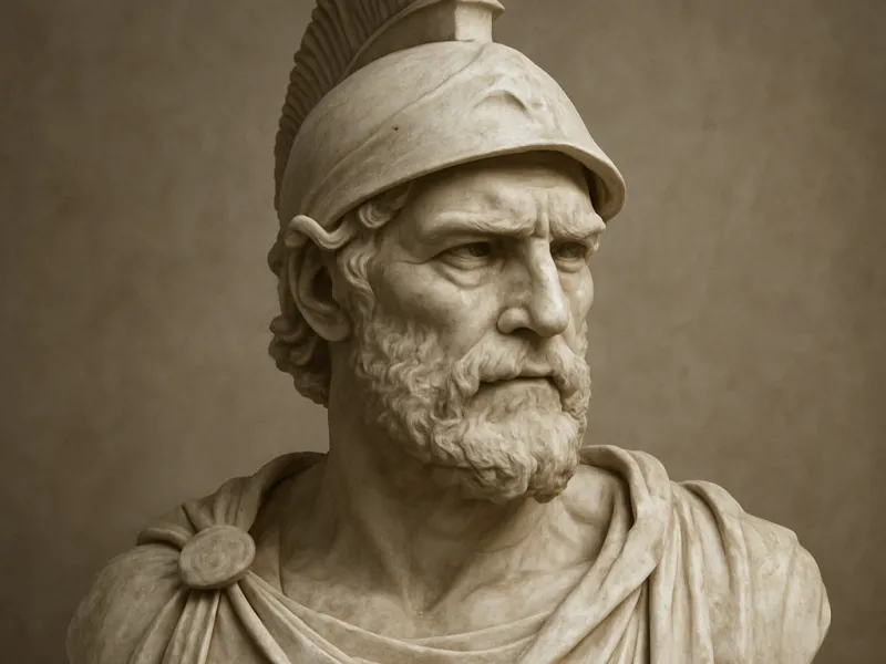 Ancient Greek Warrior Bust