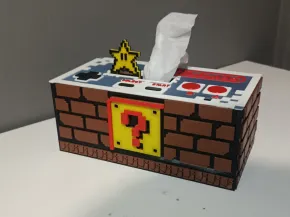 マリオブラザーズ レトロ ウェットティッシュケース