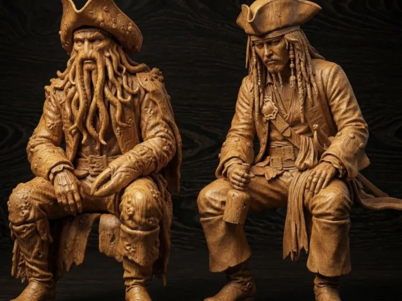 Pirates of the Caribbean. Jack Sparrow and Davy Jones