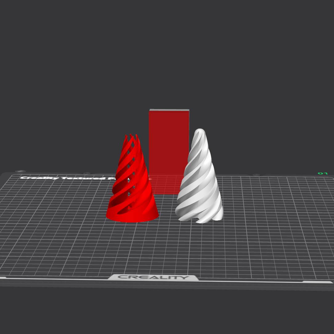 Home print settings: Cone Fidget Spiral Spinner R&W.3mf