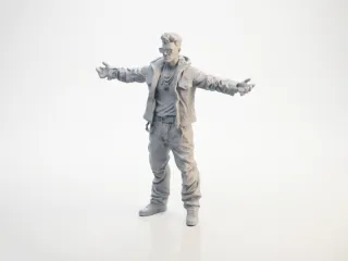 Tyler Durden Figurine Fight Club Movie 3D Printable