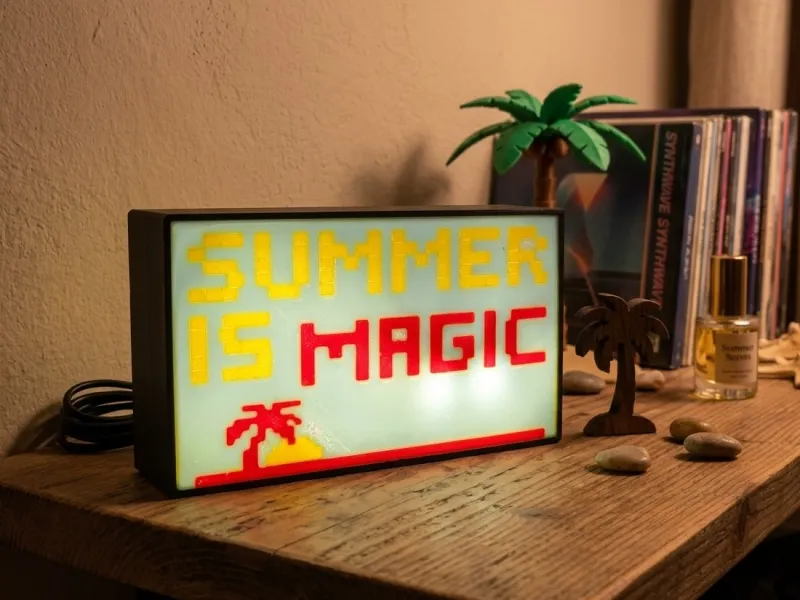 "Summer is Magic" – The Ultimate Retro Pixel Lightbox