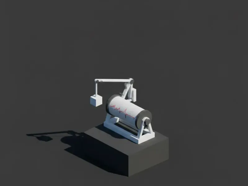 Low Poly Seismograph Machine