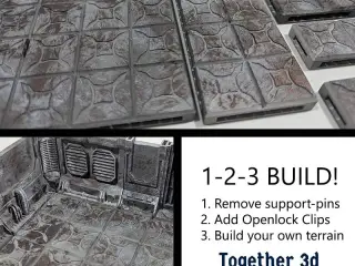 Sci fi tiles - patterned