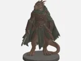 Dragonborn Rogue - DND Minifig-0