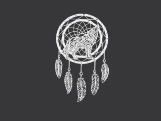 Dream catcher (with and without hanging ring)