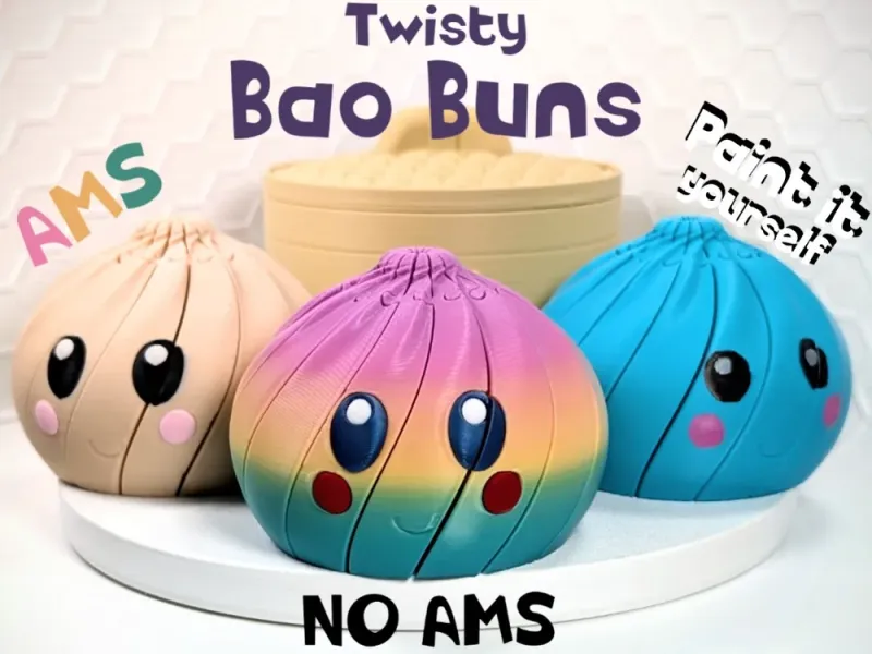 Twisty Bao Broodjes (Viral Dumplings, 15 Plakjes)