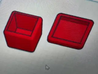 2x2 square pot