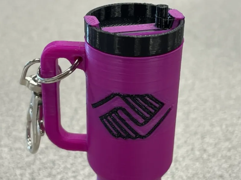 Boys & Girls Club Stanley Cup Keychain (Holds chapstick!)